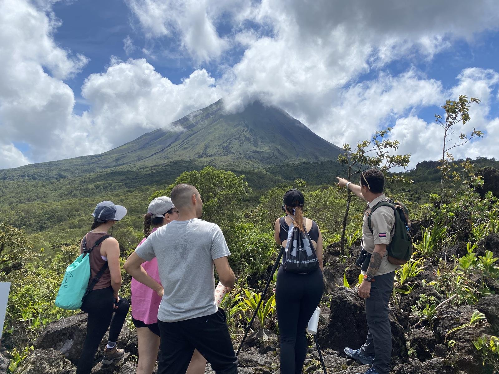 Morning Volcano View